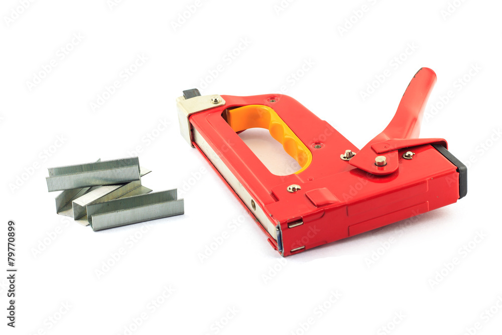 big max stapler shot for plywood boards isolated big max stapler shot for plywood boards isolated