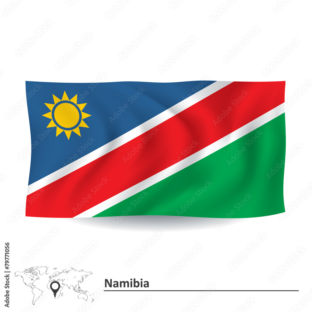 Flag of Namibia Flag of Namibia