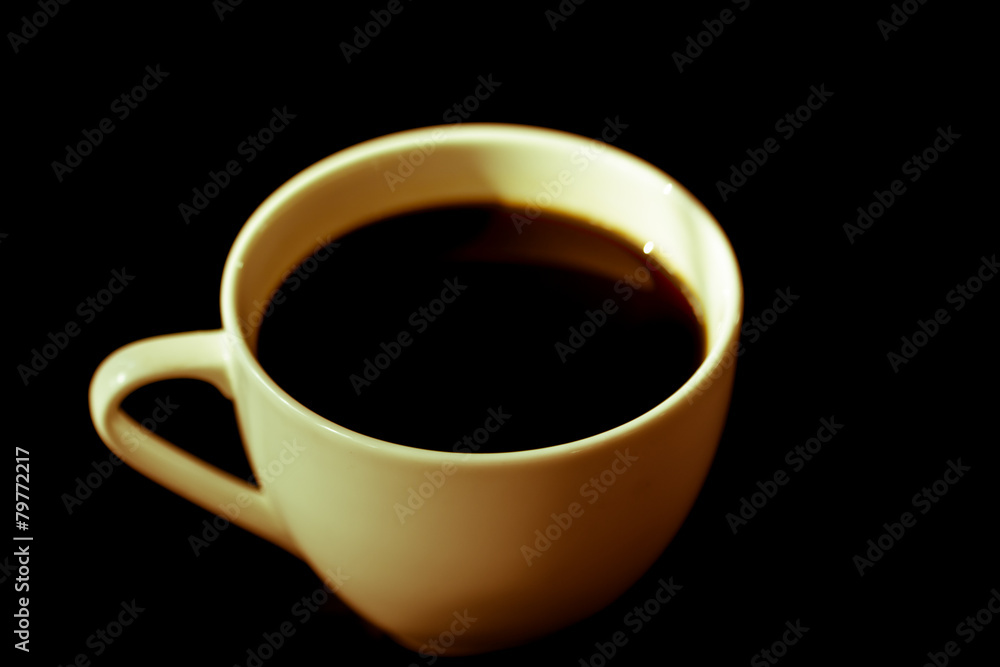 cup of black coffee cup of black coffee