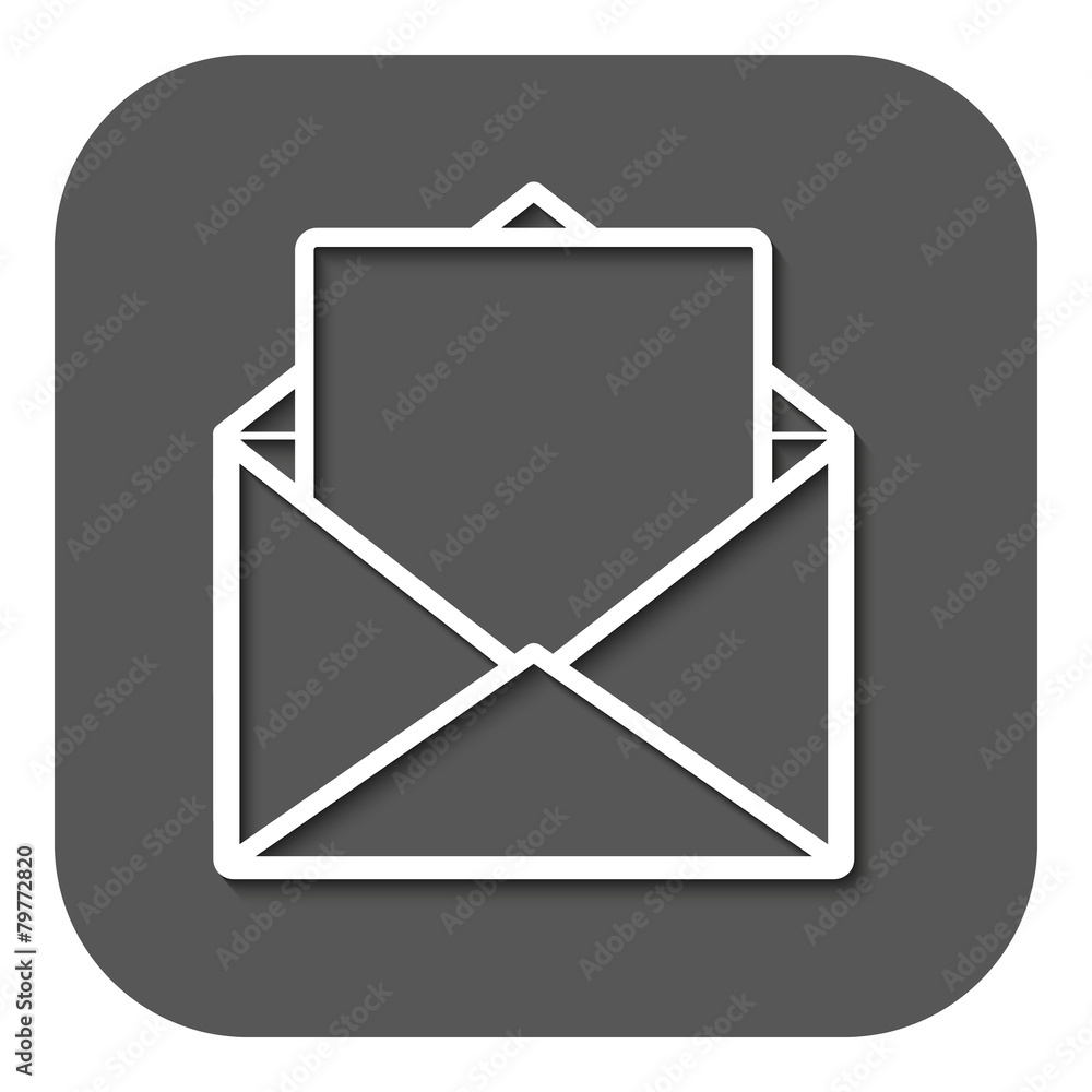 The mail icon. Open Envelope symbol The mail icon. Open Envelope symbol