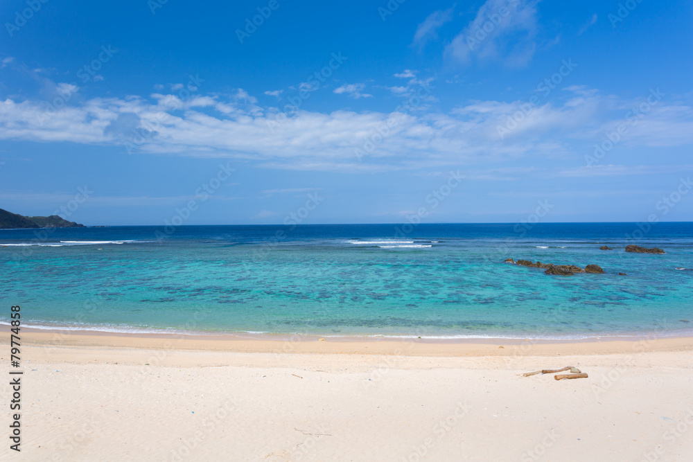 沖縄ヤンバルの自然ビーチ
