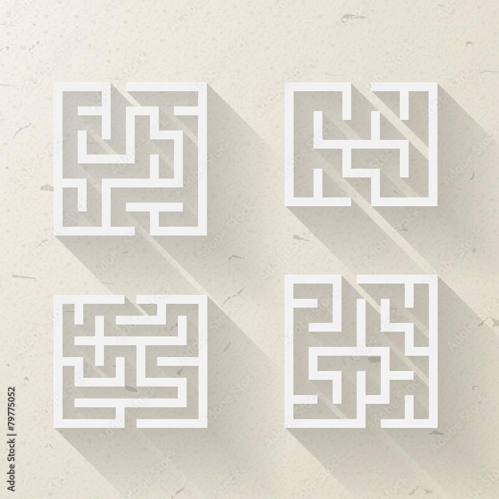 elegant square labyrinth set elegant square labyrinth set