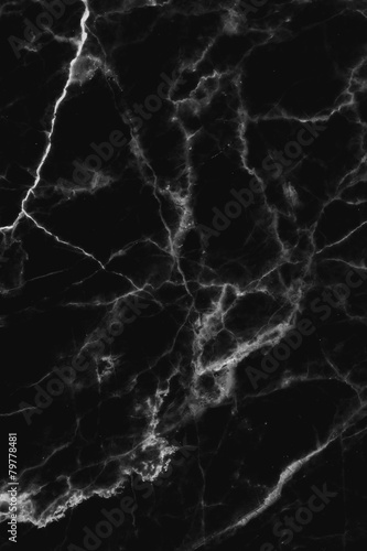 Abstract black marble patterned texture background for design.