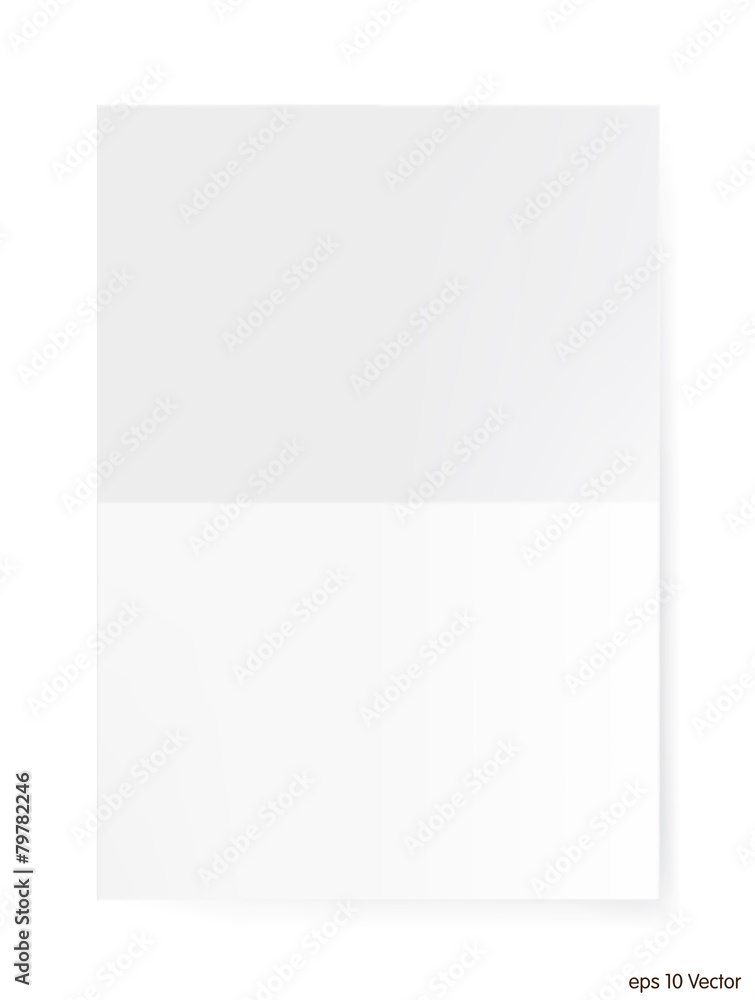 White A4 size paper sheet, Vector White A4 size paper sheet, Vector
