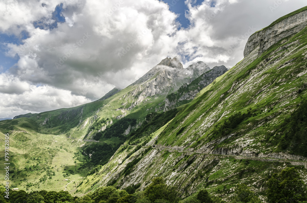 Pyrenees Mountains Landscape Pyrenees Mountains Landscape