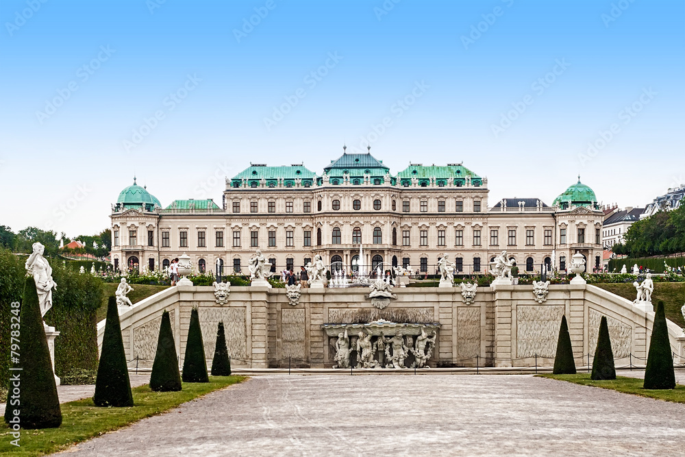 Upper Belvedere palace in Vienna, Austria