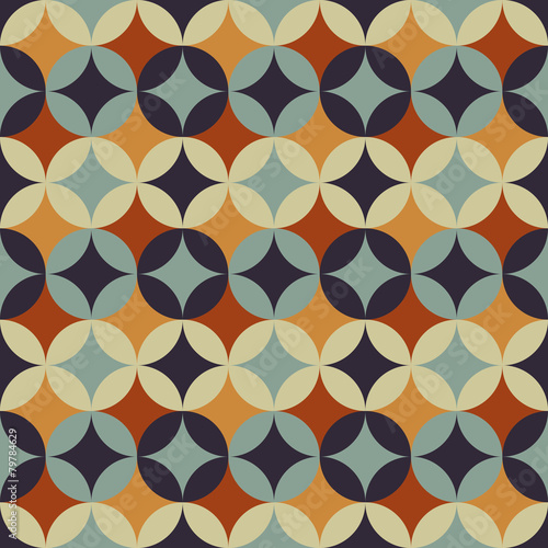abstract retro geometric pattern for design