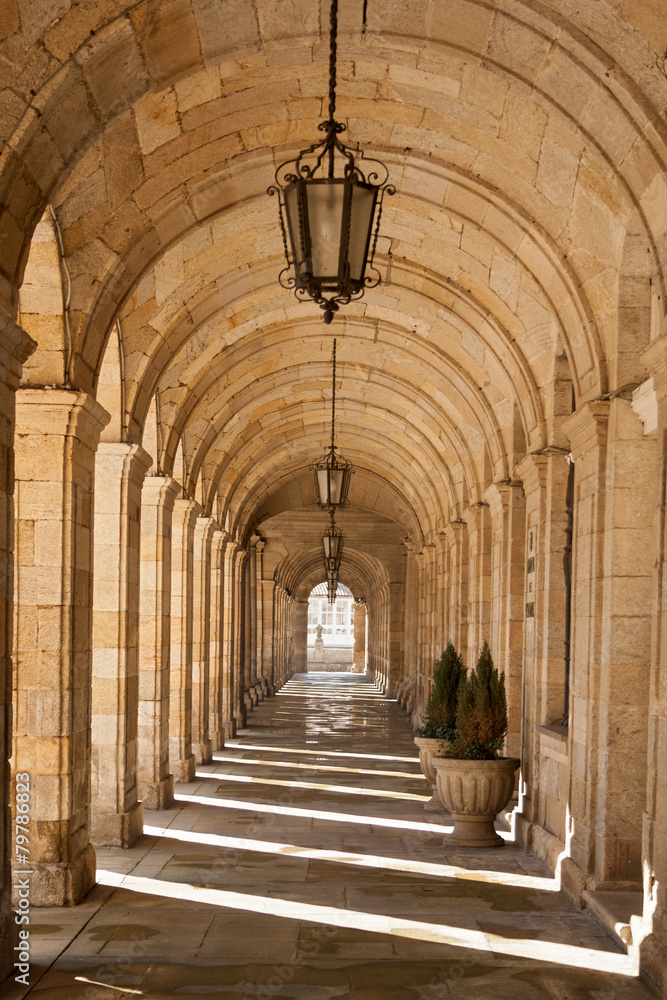 Cathedral of Santiago de Compostela arcades