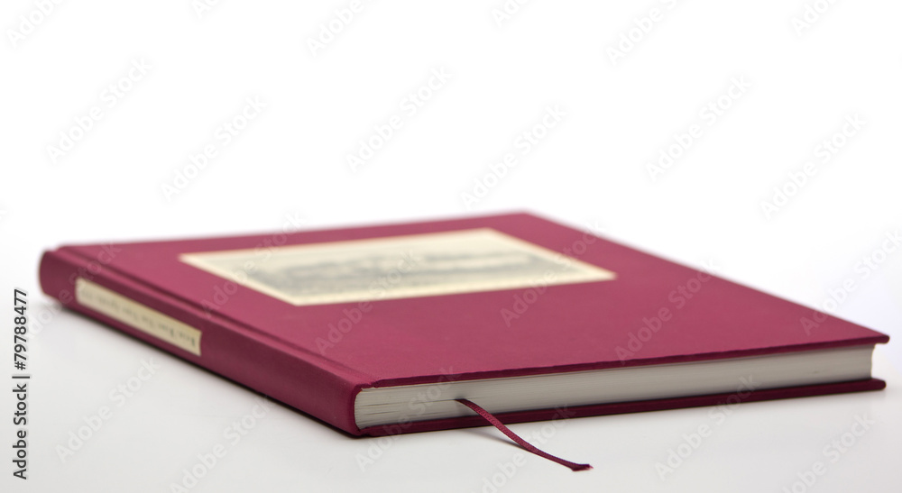 geschlossenes Buch mit Lesezeichen geschlossenes Buch mit Lesezeichen