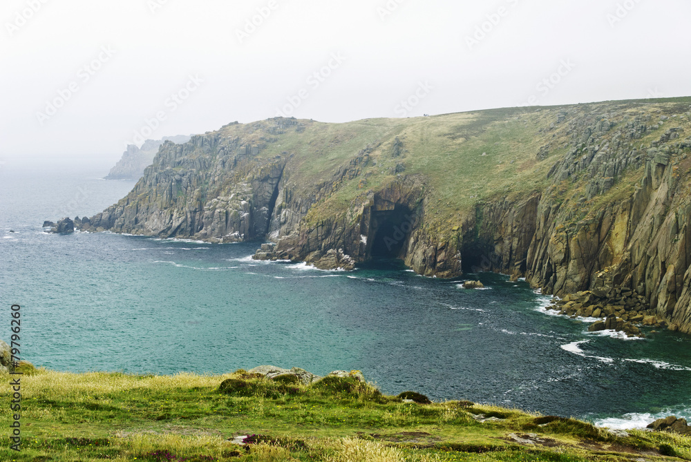 Fototapeta premium Cliffs near Land's End, Cornwall, England