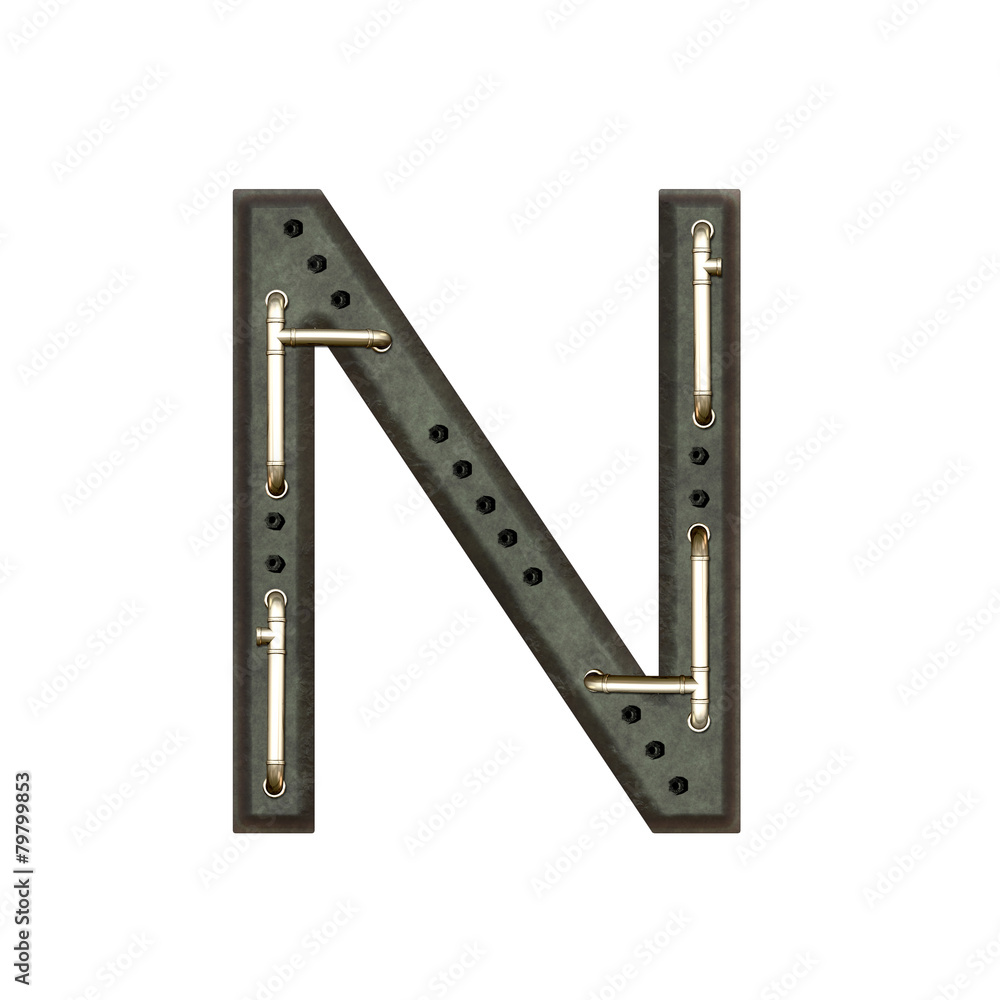 Alphabet technically, Letter N Alphabet technically, Letter N
