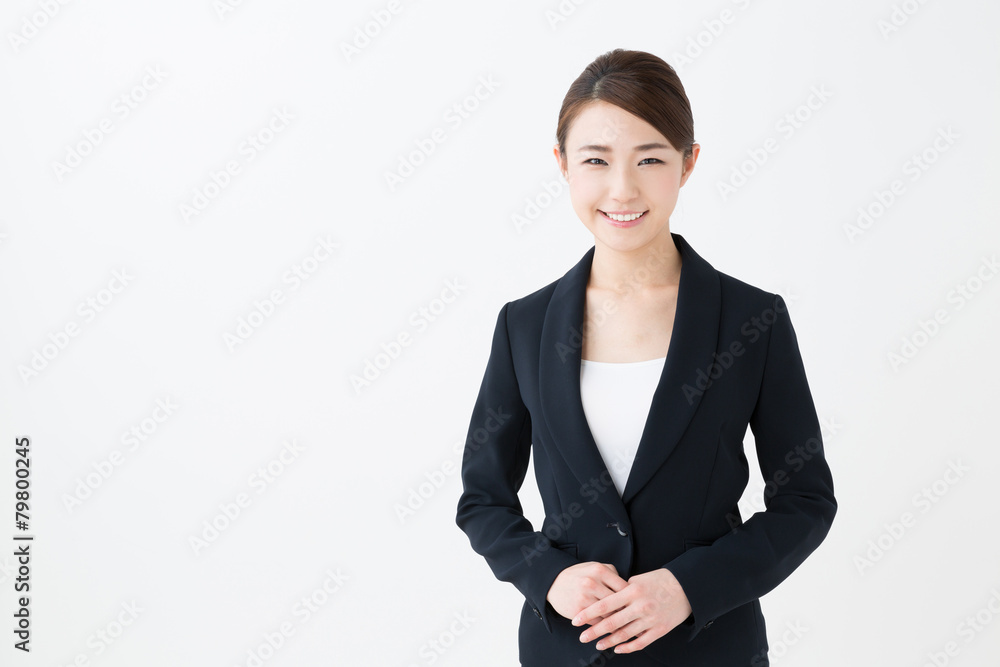 asian businesswoman isolated on white background asian businesswoman isolated on white background