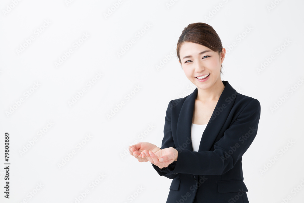 asian businesswoman isolated on white background asian businesswoman isolated on white background