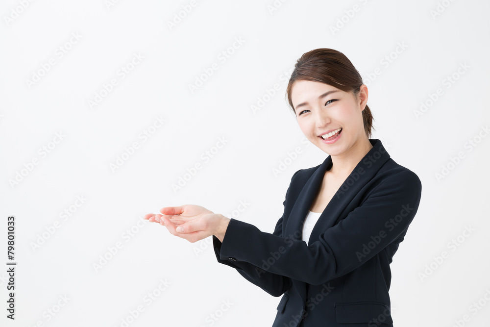 asian businesswoman isolated on white background asian businesswoman isolated on white background