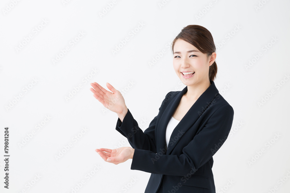 asian businesswoman isolated on white background asian businesswoman isolated on white background