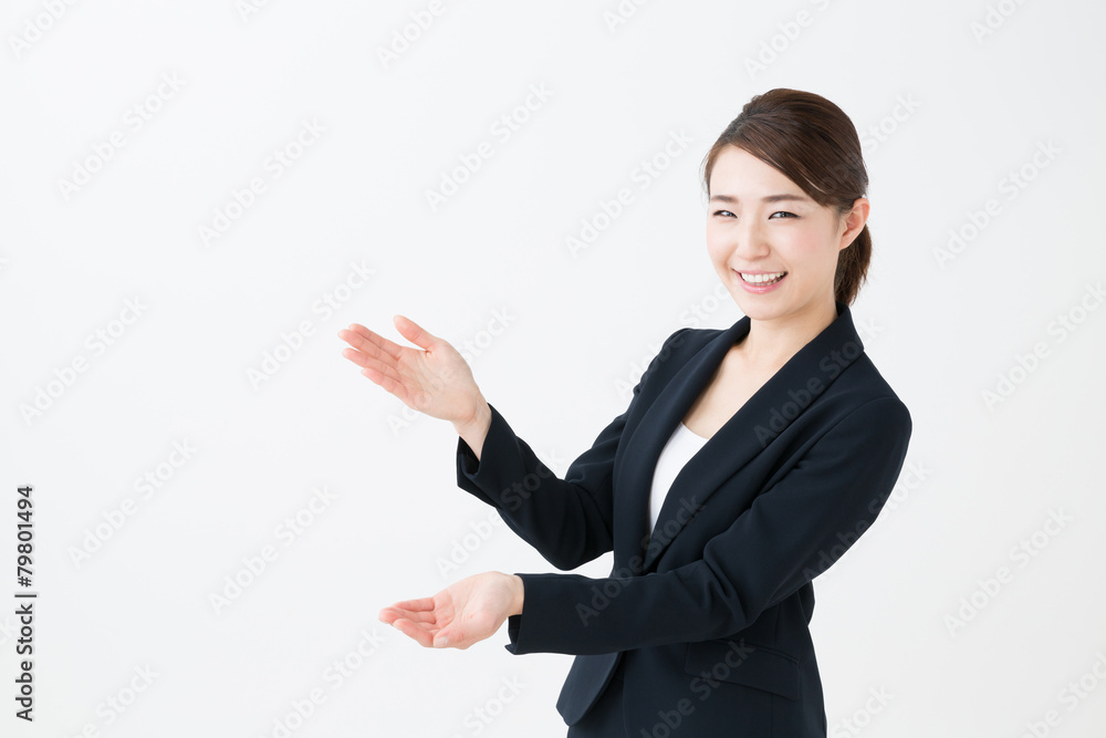 asian businesswoman isolated on white background asian businesswoman isolated on white background