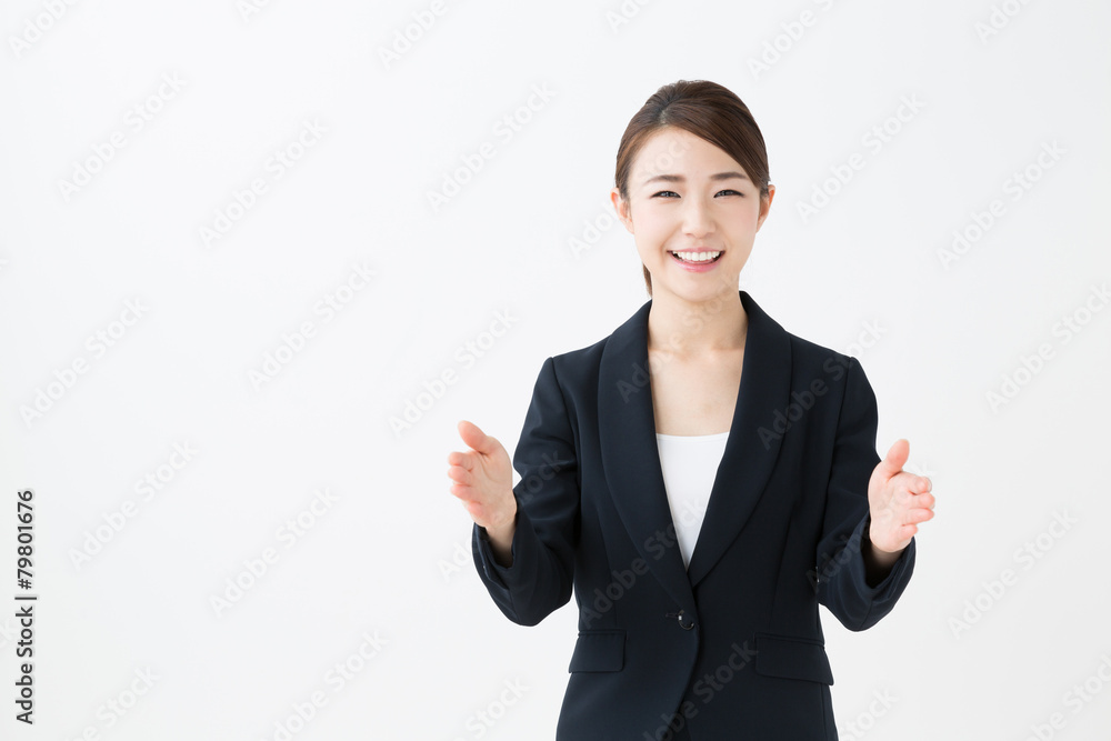 asian businesswoman isolated on white background asian businesswoman isolated on white background