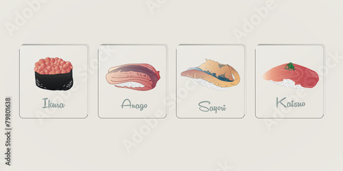 SUSHI TYPES 3
