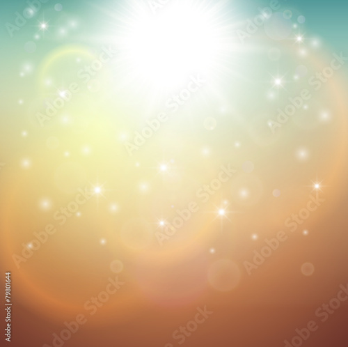 Blurry sunny scene background