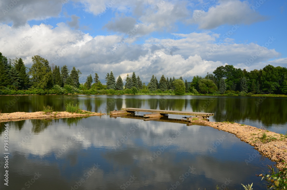 Fototapeta premium Idylle am See