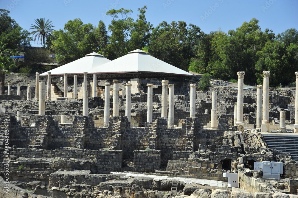 Obraz premium The Bet She'an National Park, Israel