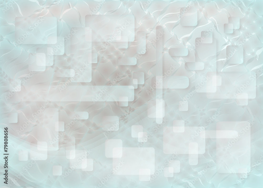 Obraz premium Blue abstract background with curves line and rectangles