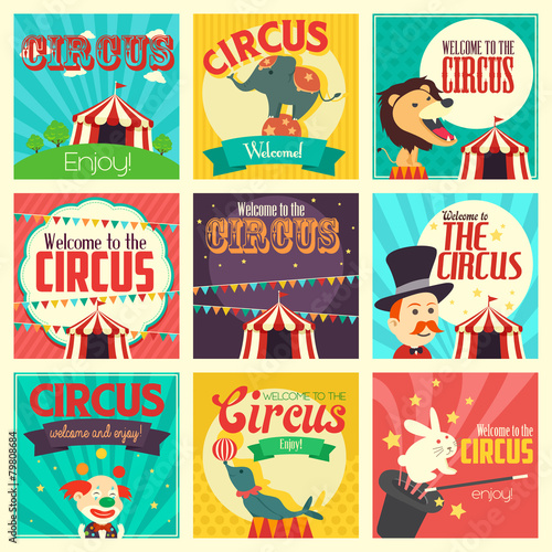 Circus icons