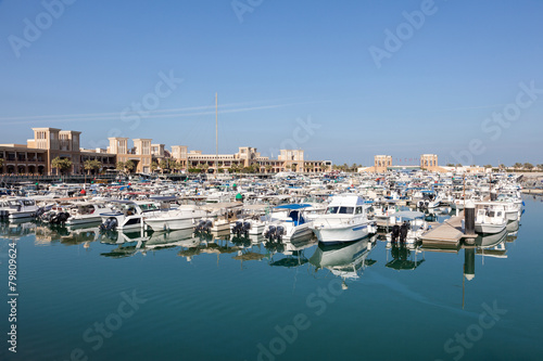 Sharq Marina in Kuwait City, Middle East photo