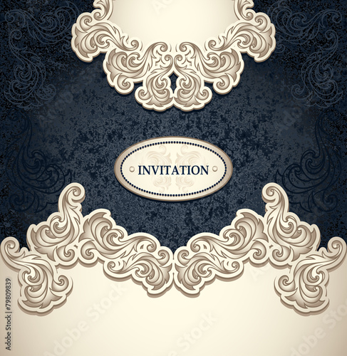Template vintage background pearly beige black