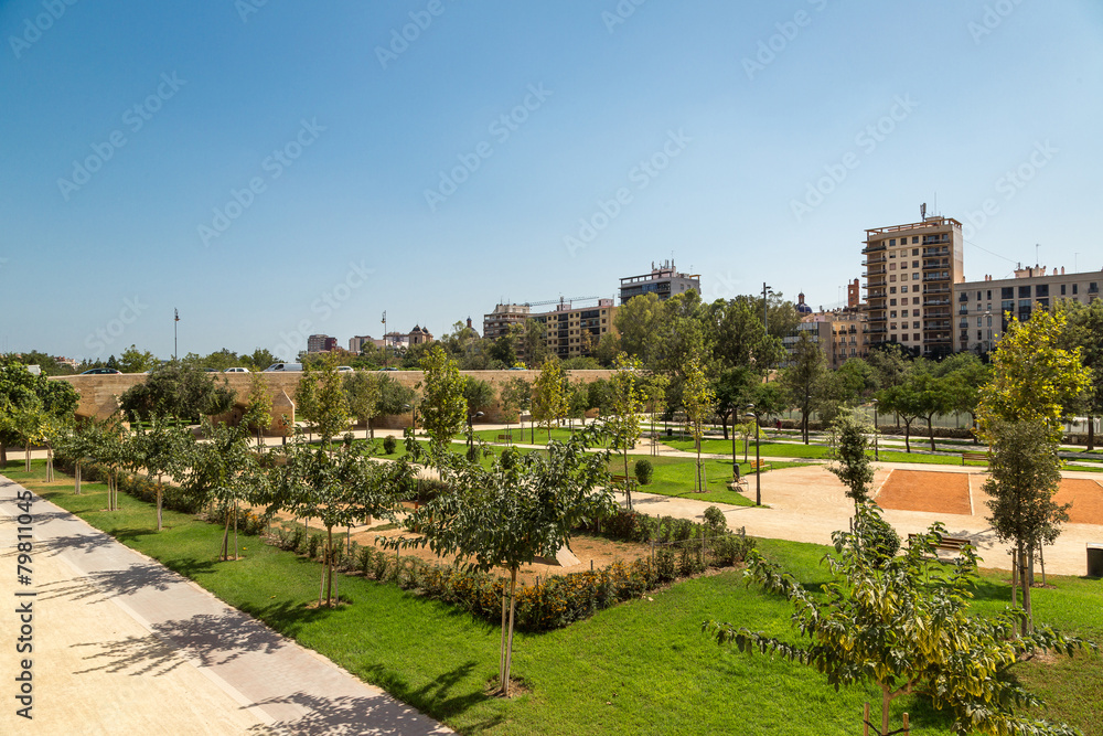 Turia gardens in Valencia Turia gardens in Valencia