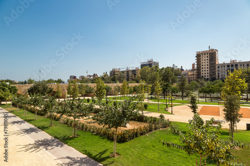 Turia gardens in Valencia