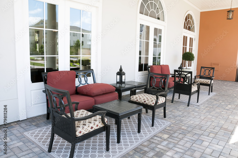 Fototapeta premium Patio furniture