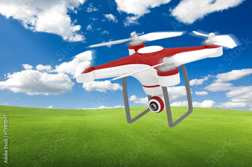 Drone Flying for Aerial Photography or Video Shooting