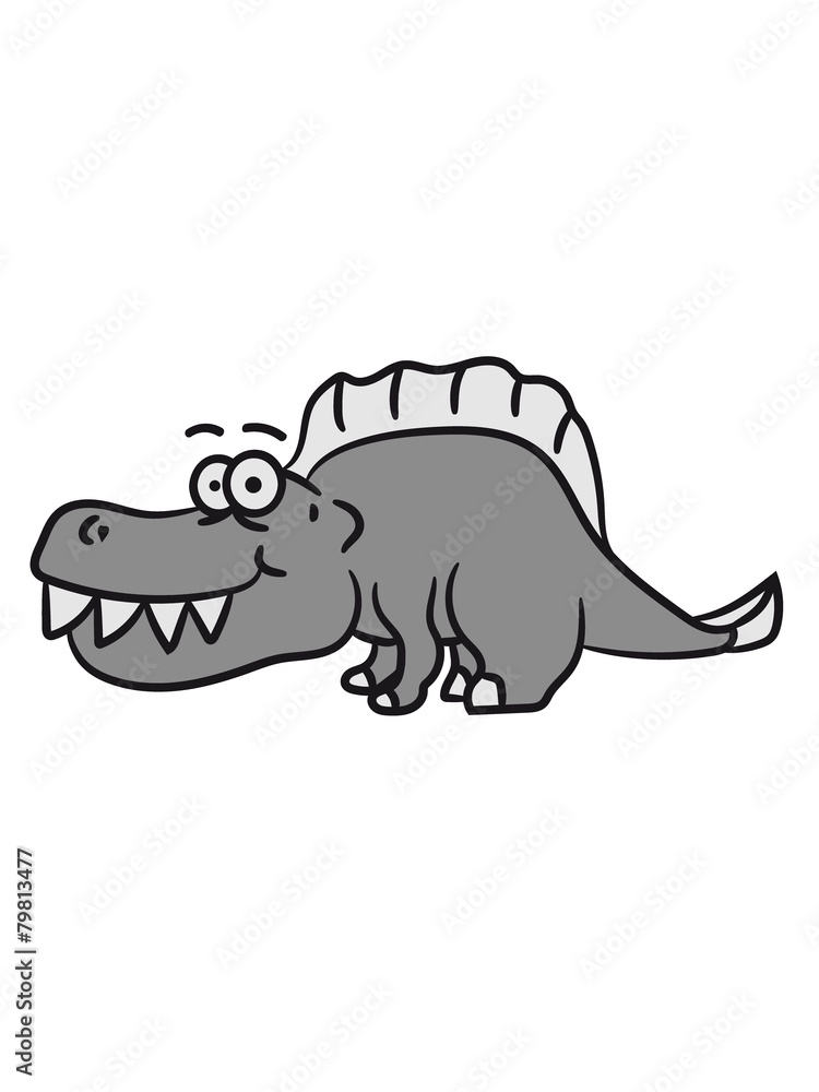 Funny little prickly Dino