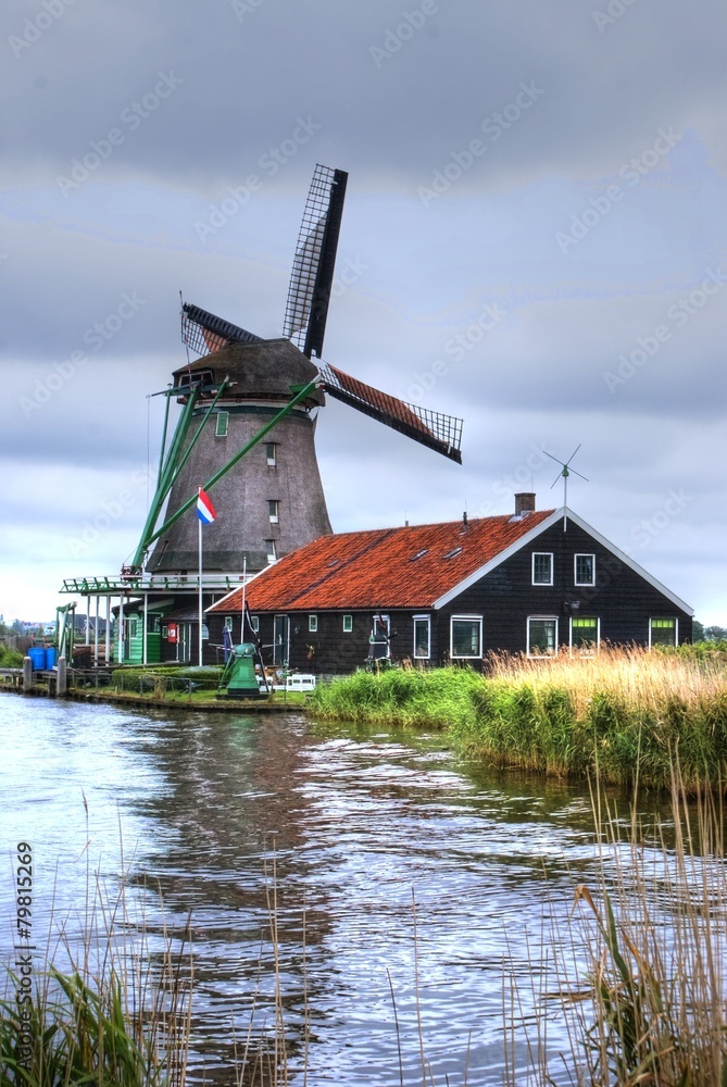Windmill, Zaanse Schans, Holland