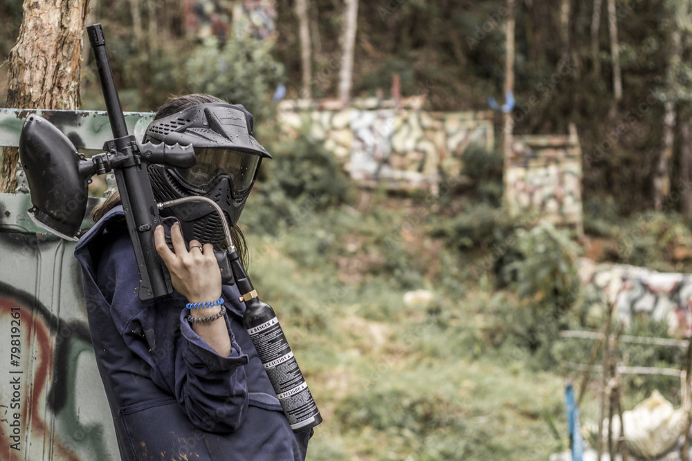 Fototapeta premium Paintball marcadora