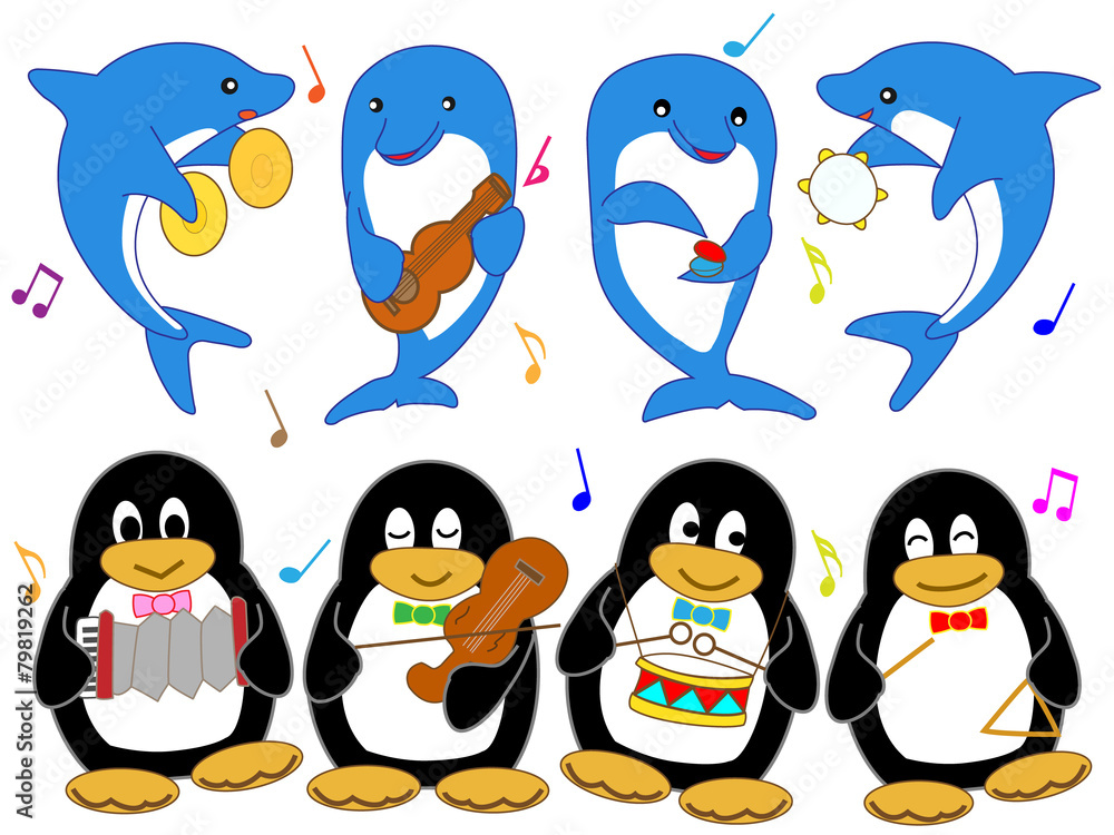 Obraz premium 水族館のショータイム