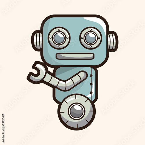robot theme elements