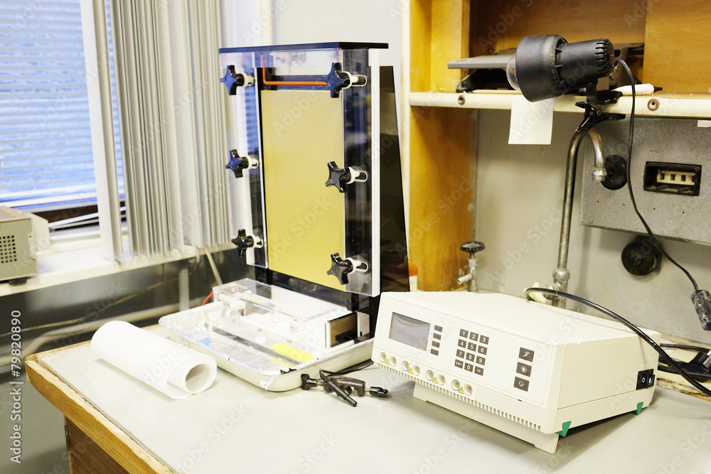 Equipment for conducting experiments in laboratory.