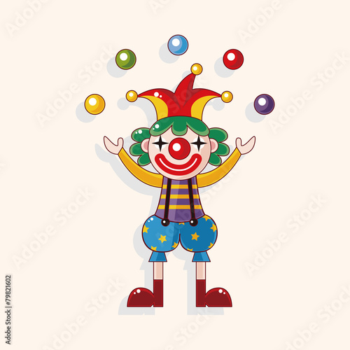 clowns theme elements