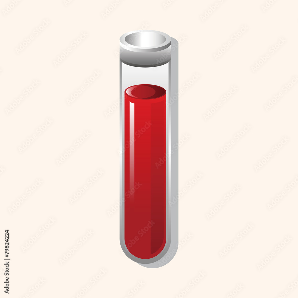Test tubes and beakers theme elements Test tubes and beakers theme elements