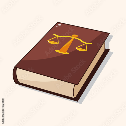 law book theme elements