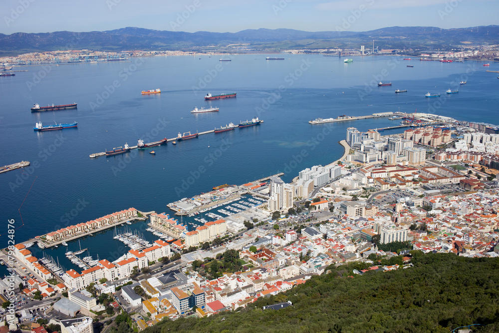 Gibraltar City and Bay