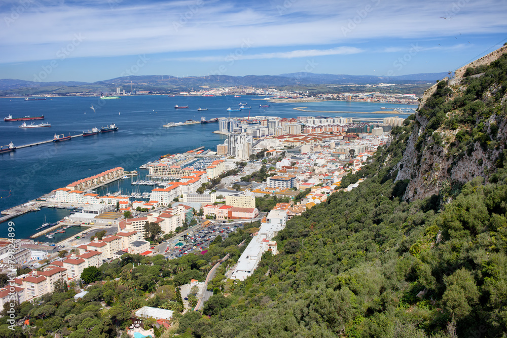 Gibraltar Rock City and Bay
