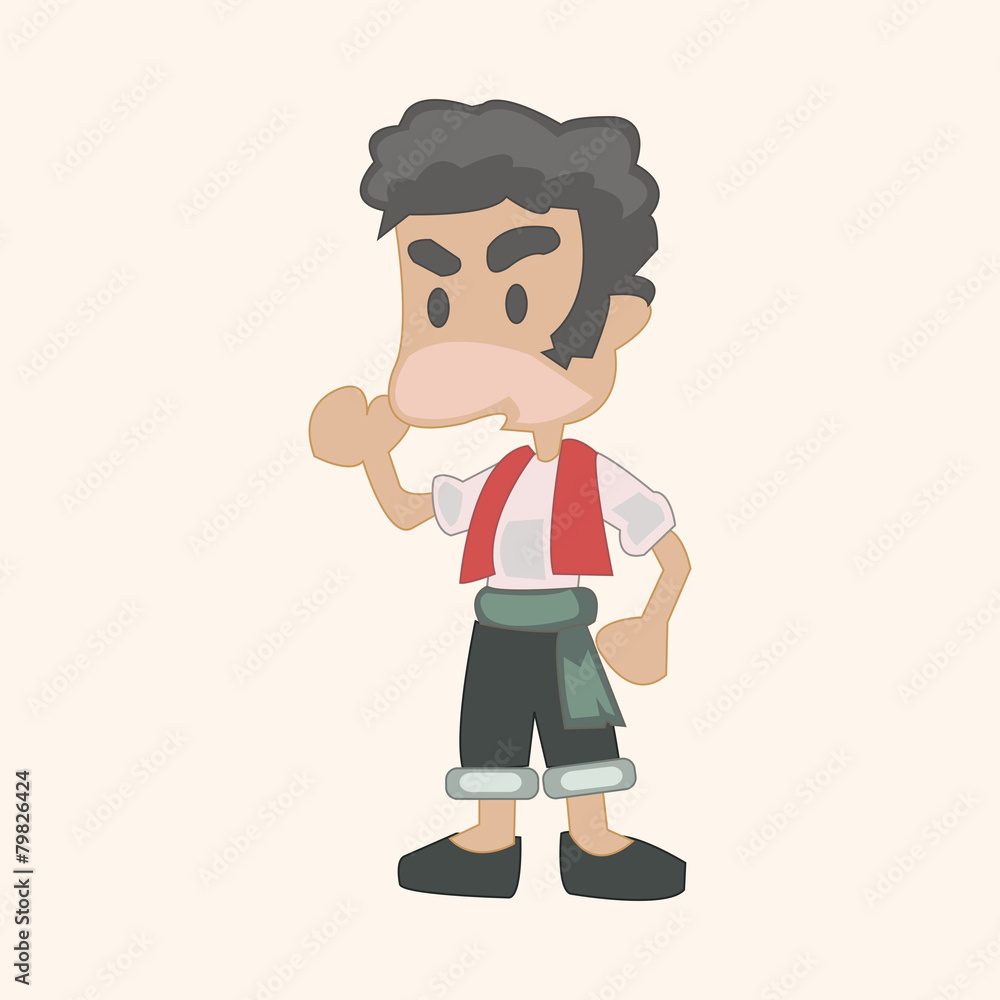 cartoon character person theme elements cartoon character person theme elements