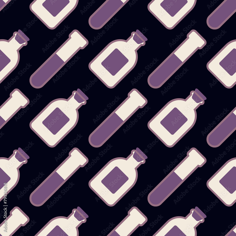 seamless background with chemical equipment seamless background with chemical equipment