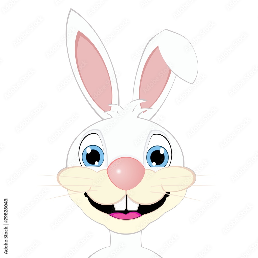cartoon white bunny cartoon white bunny