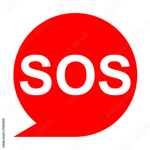 Icono texto SOS