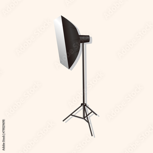 Photographic equipment lighting board theme elements