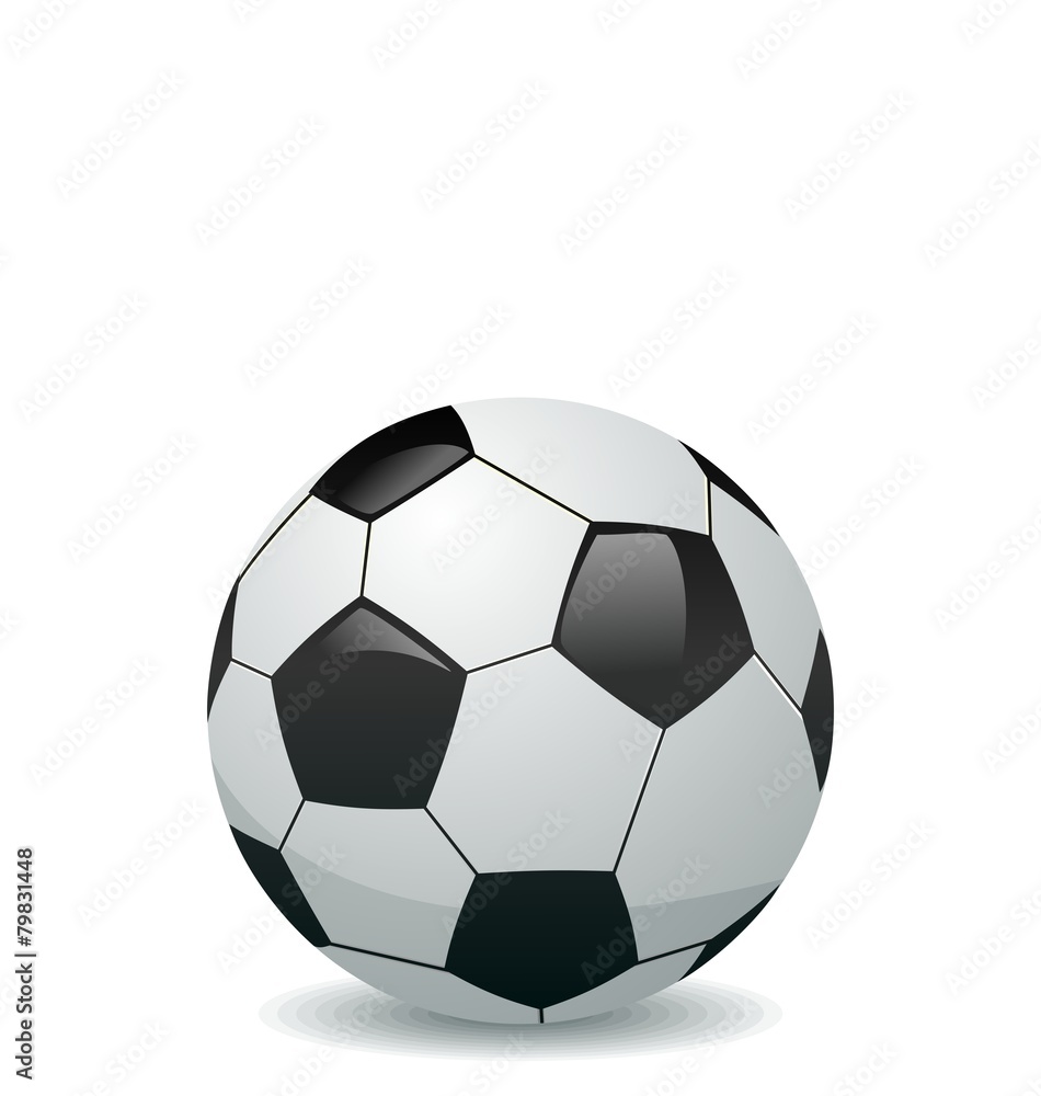 Illustration of soccer ball